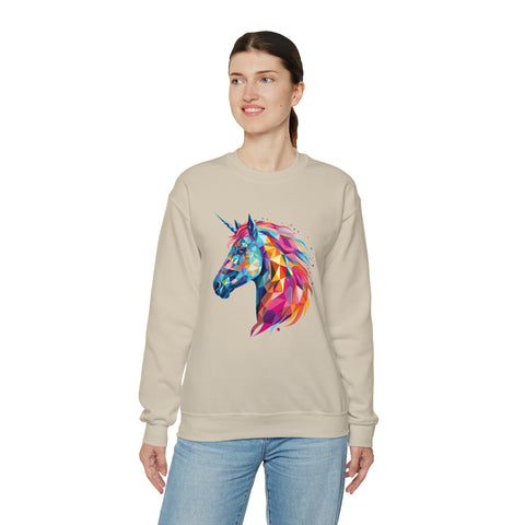 Unisex Crystallized Unicorn Mane Sweatshirt   