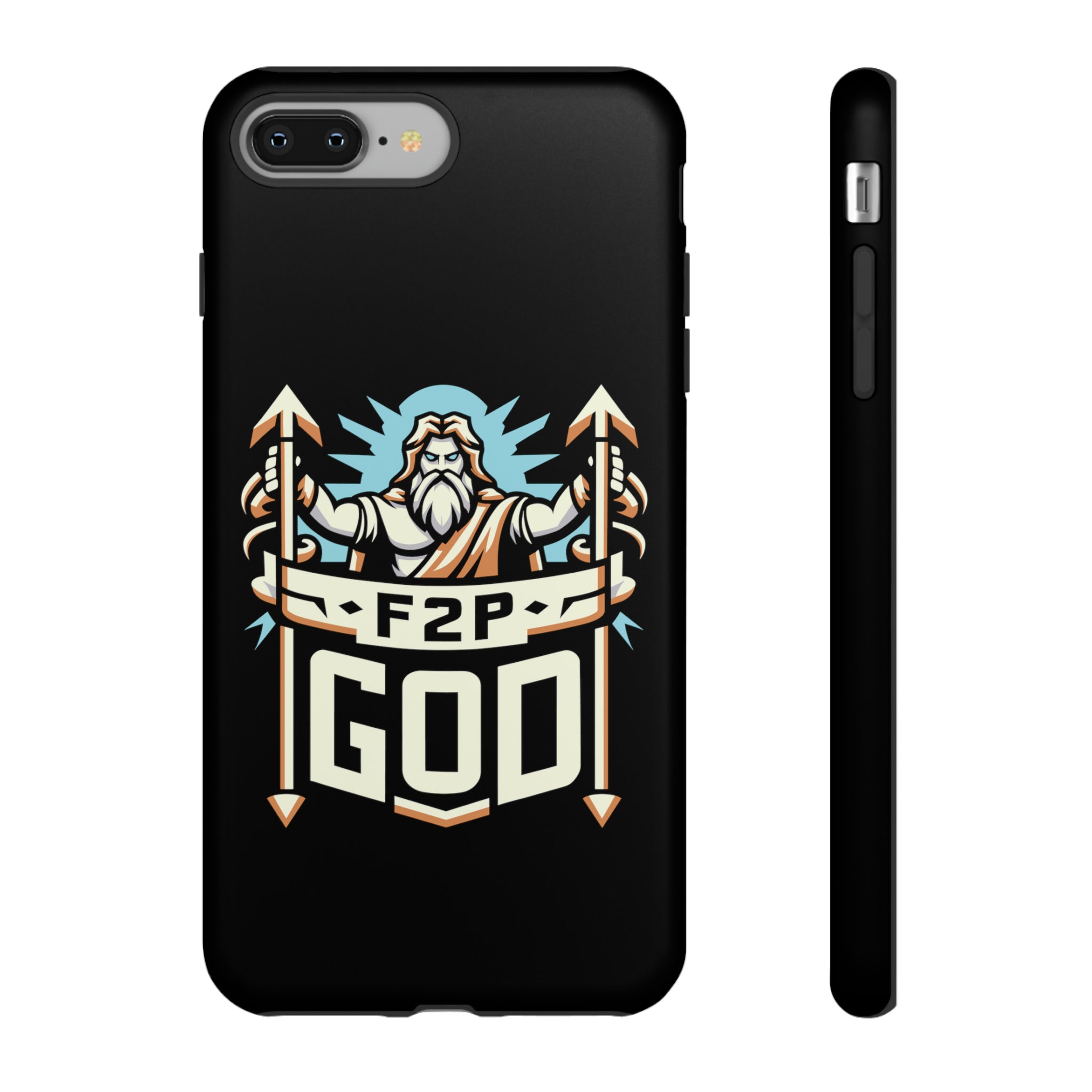 F2P God Phone Case iPhone 8 Plus Matte 