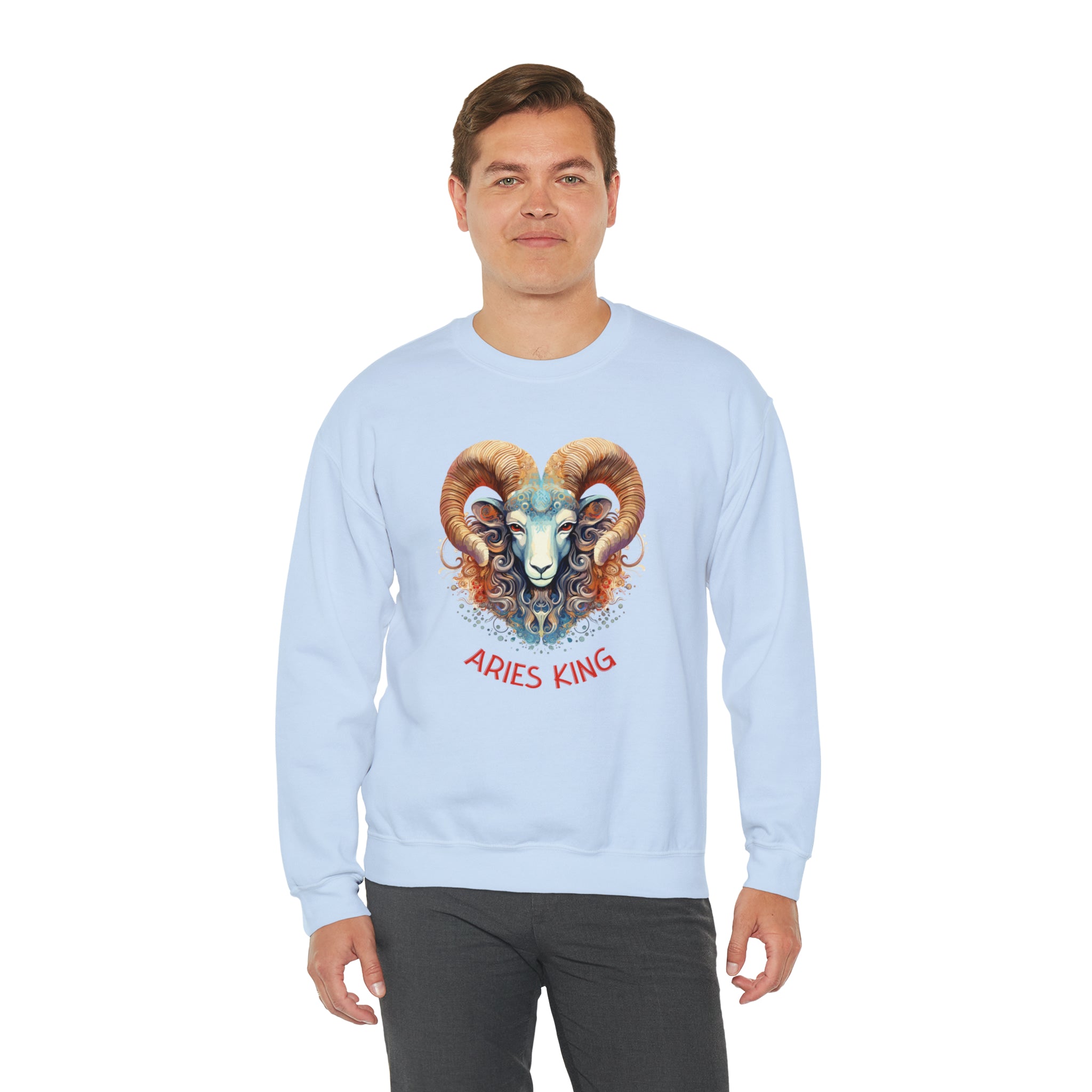 Mens Aries King Sweatshirt   