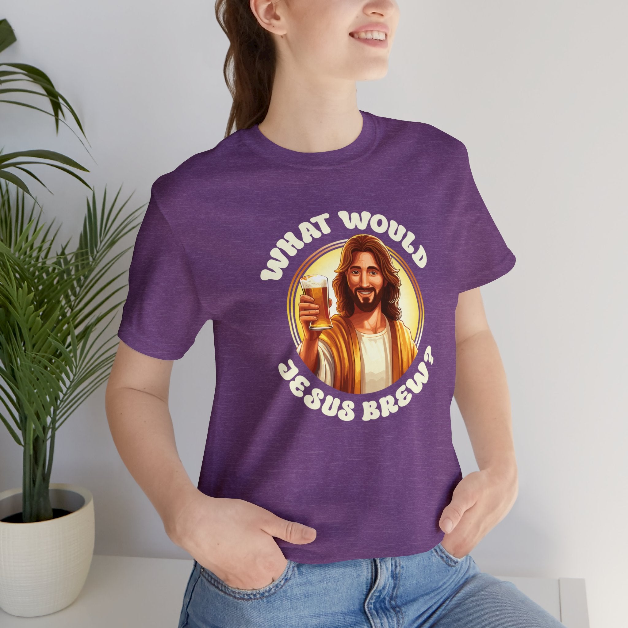 Unisex What Would Jesus Brew Beer T Shirt   