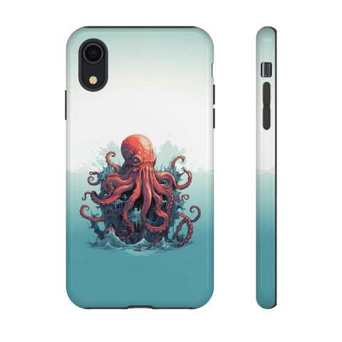 Kraken in the Ocean Phone Case iPhone XR Glossy 