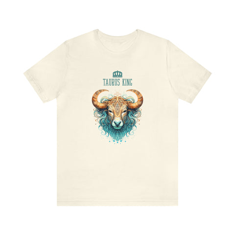 Mens Taurus King T Shirt Natural S 