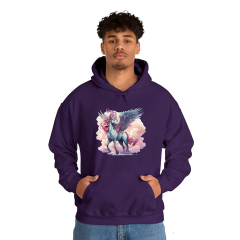 Unisex Pegasus Clouds Hoodie   