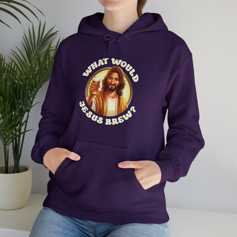 Unisex What Would Jesus Brew Beer Hoodie   