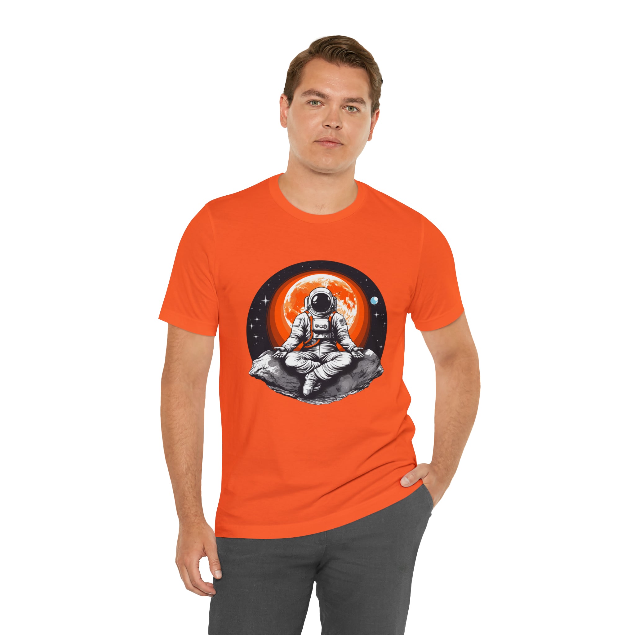 Unisex Meditating Astronaut T Shirt   