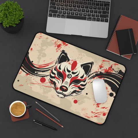 Kitsune Mask Desk Mat   