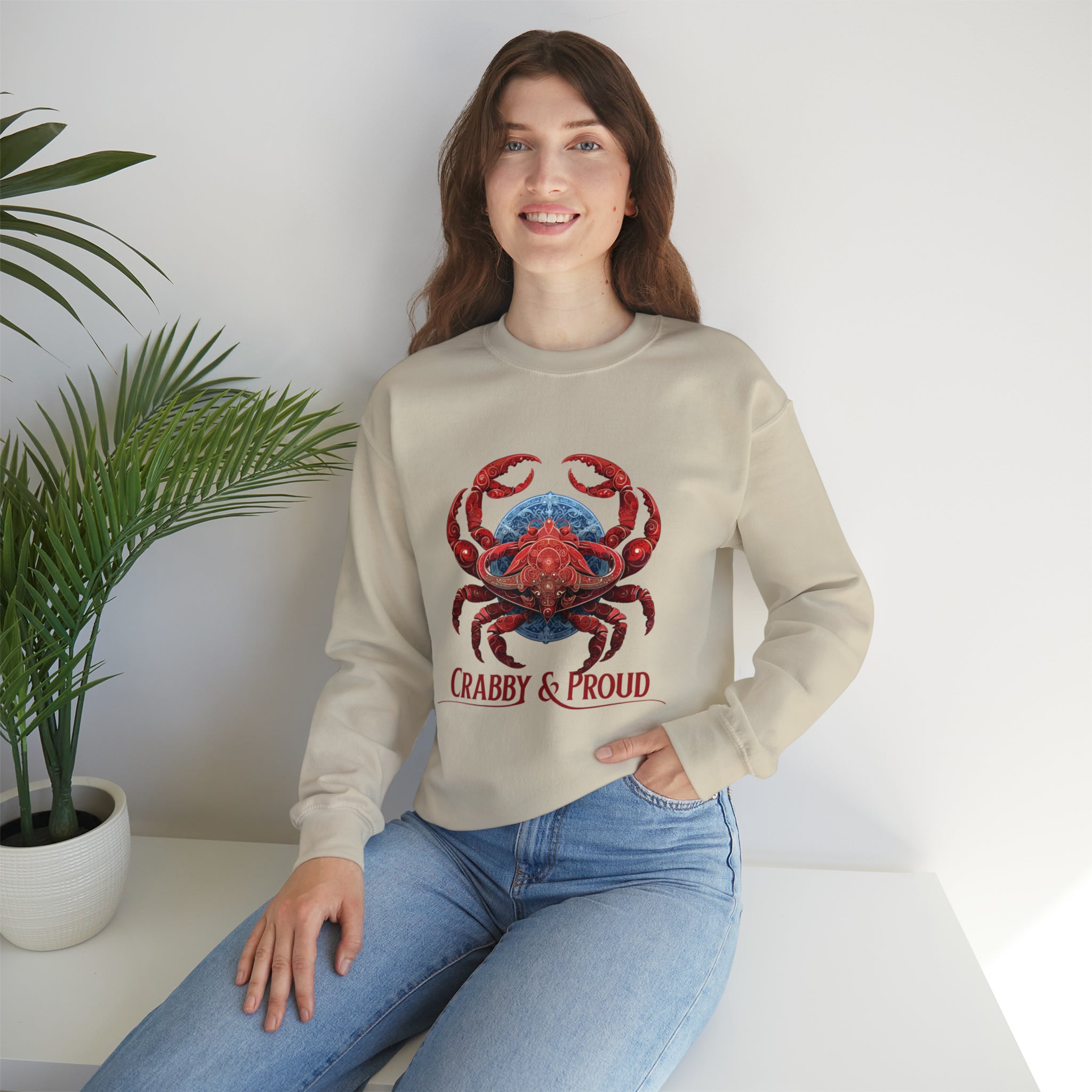 Unisex Cancer Crab Sweatshirt   