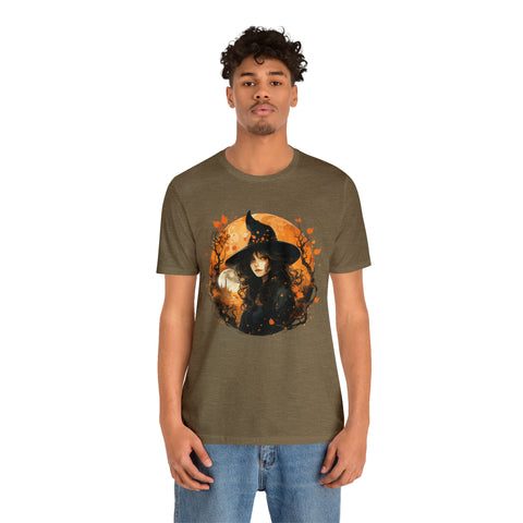 Unisex Autumn Witch T Shirt   