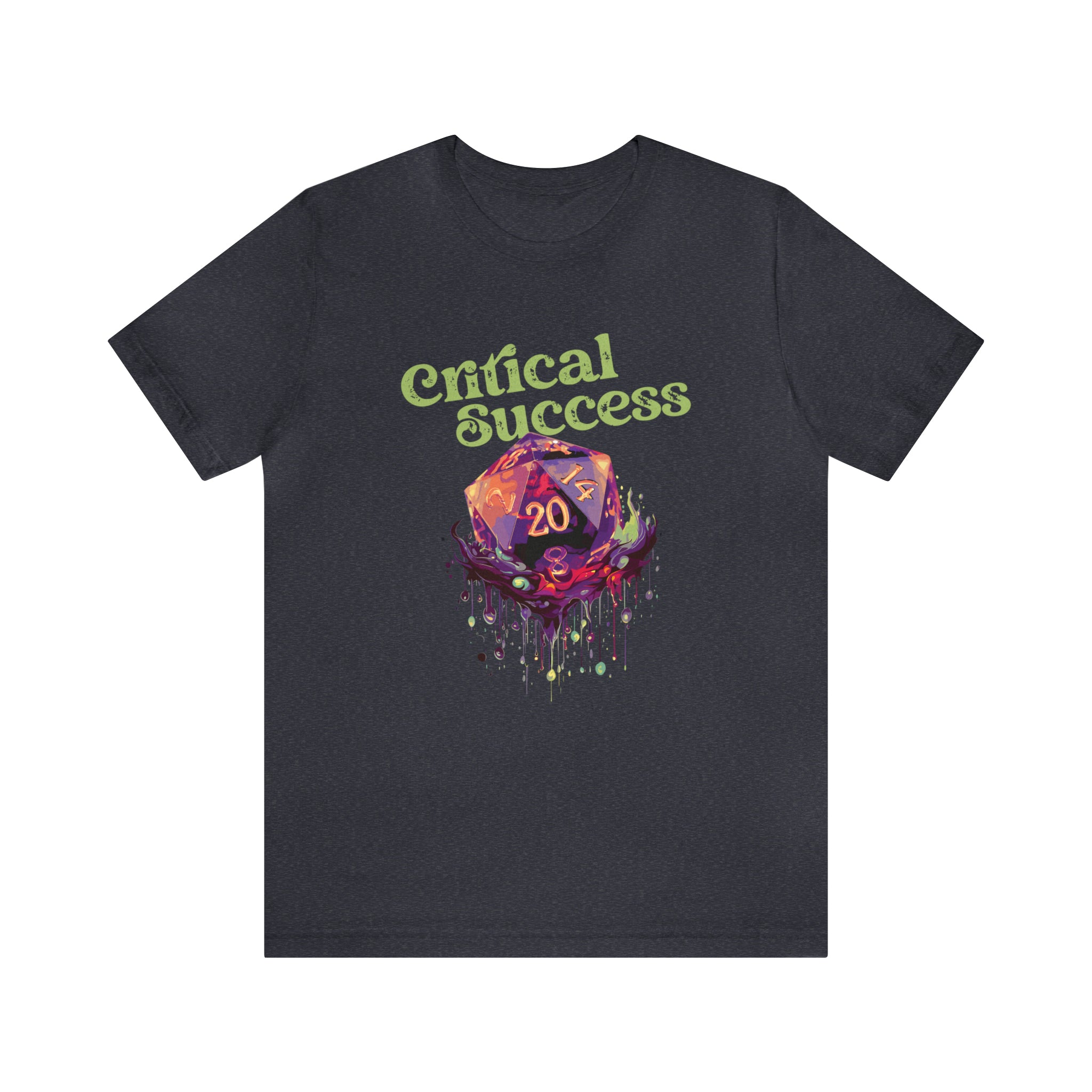 Unisex Critical Success T Shirt Heather Navy S 