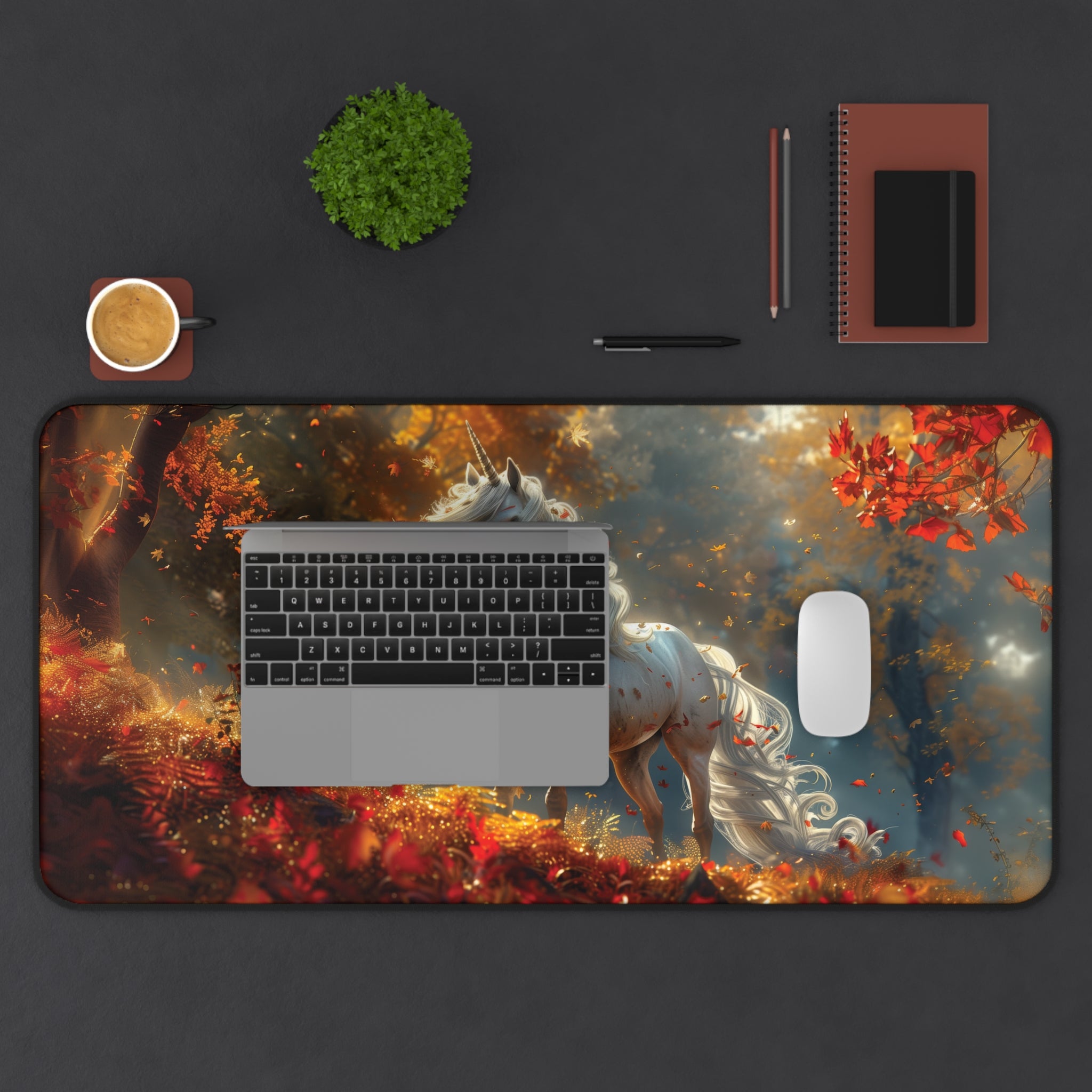 Autumn Unicorn Desk Mat   