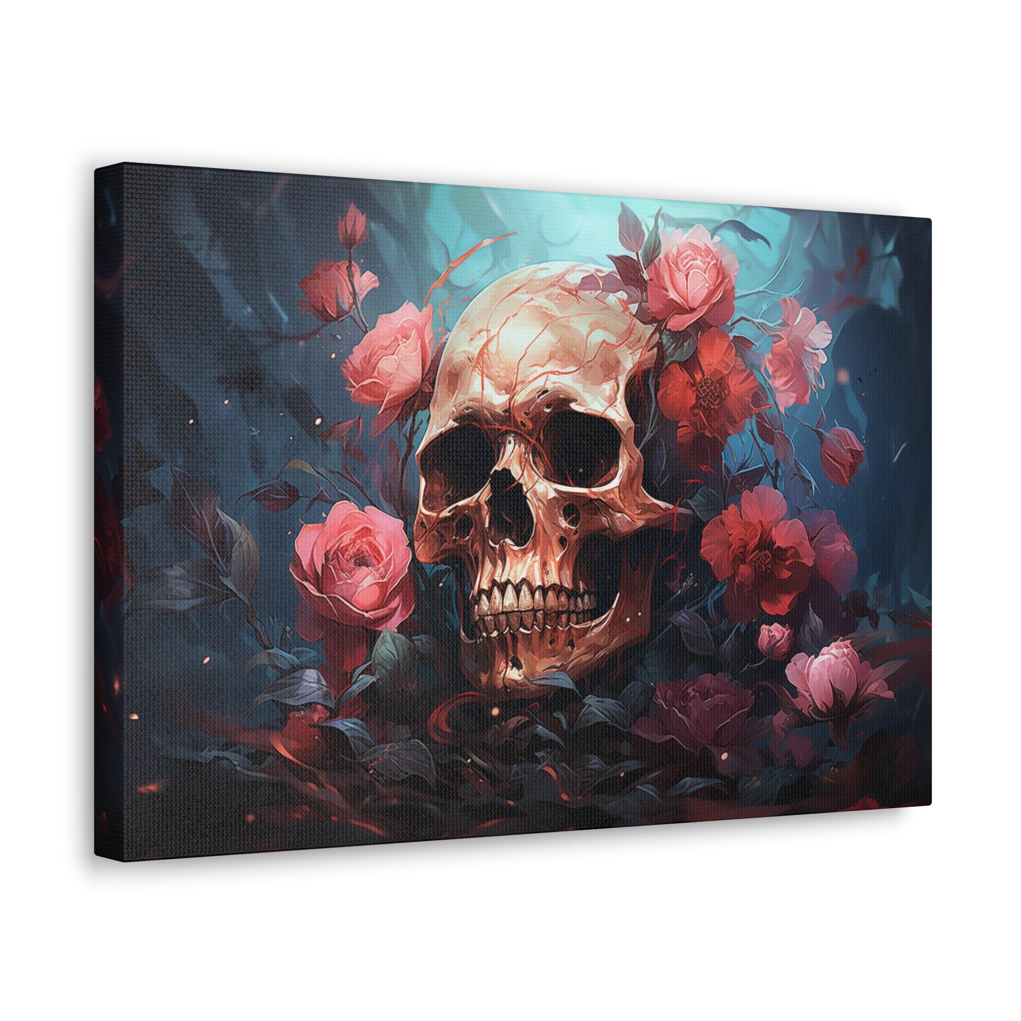 Skull & Roses Wall Art   