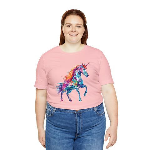 Unisex Crystallized Unicorn T Shirt   