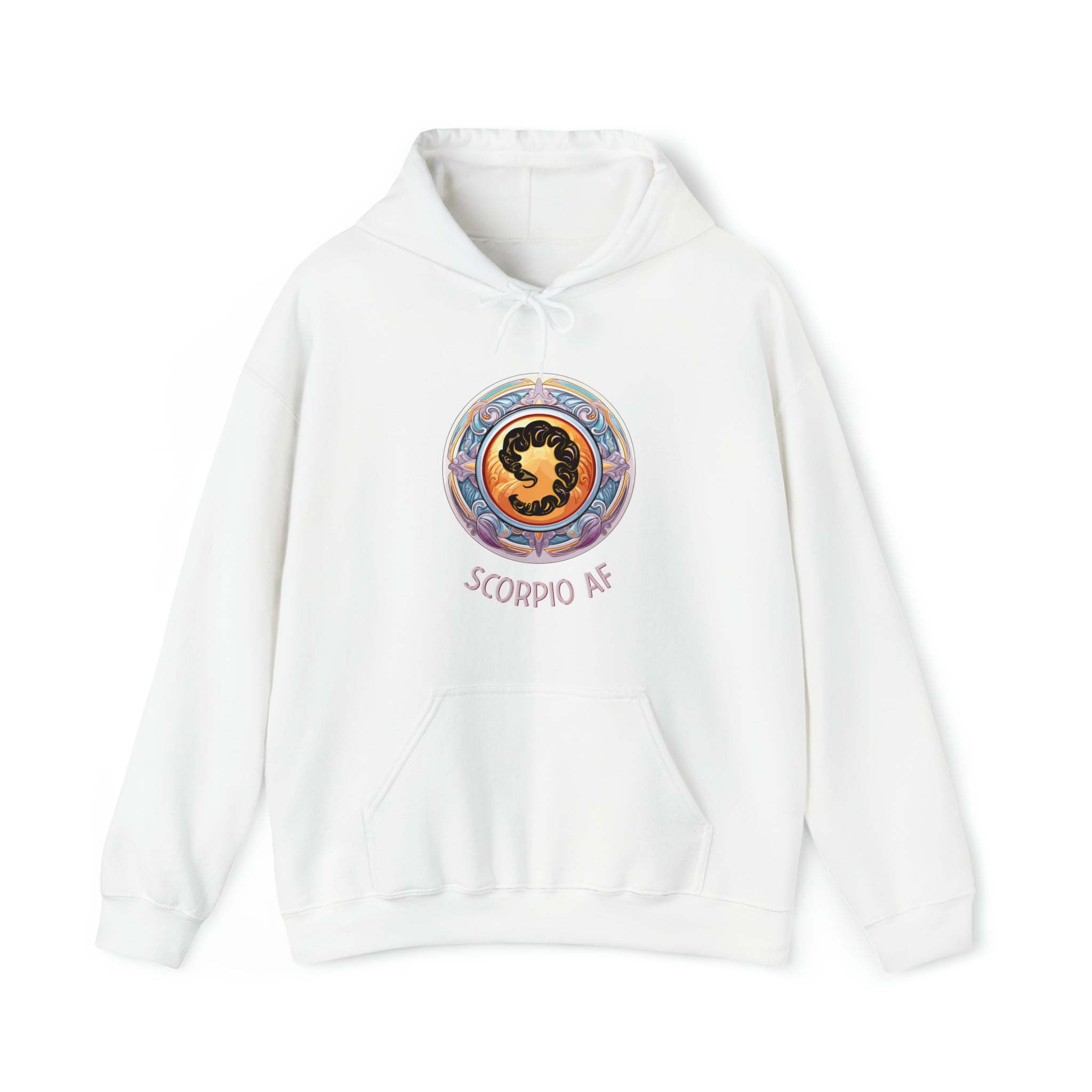 Unisex Scorpio AF Hoodie White S 