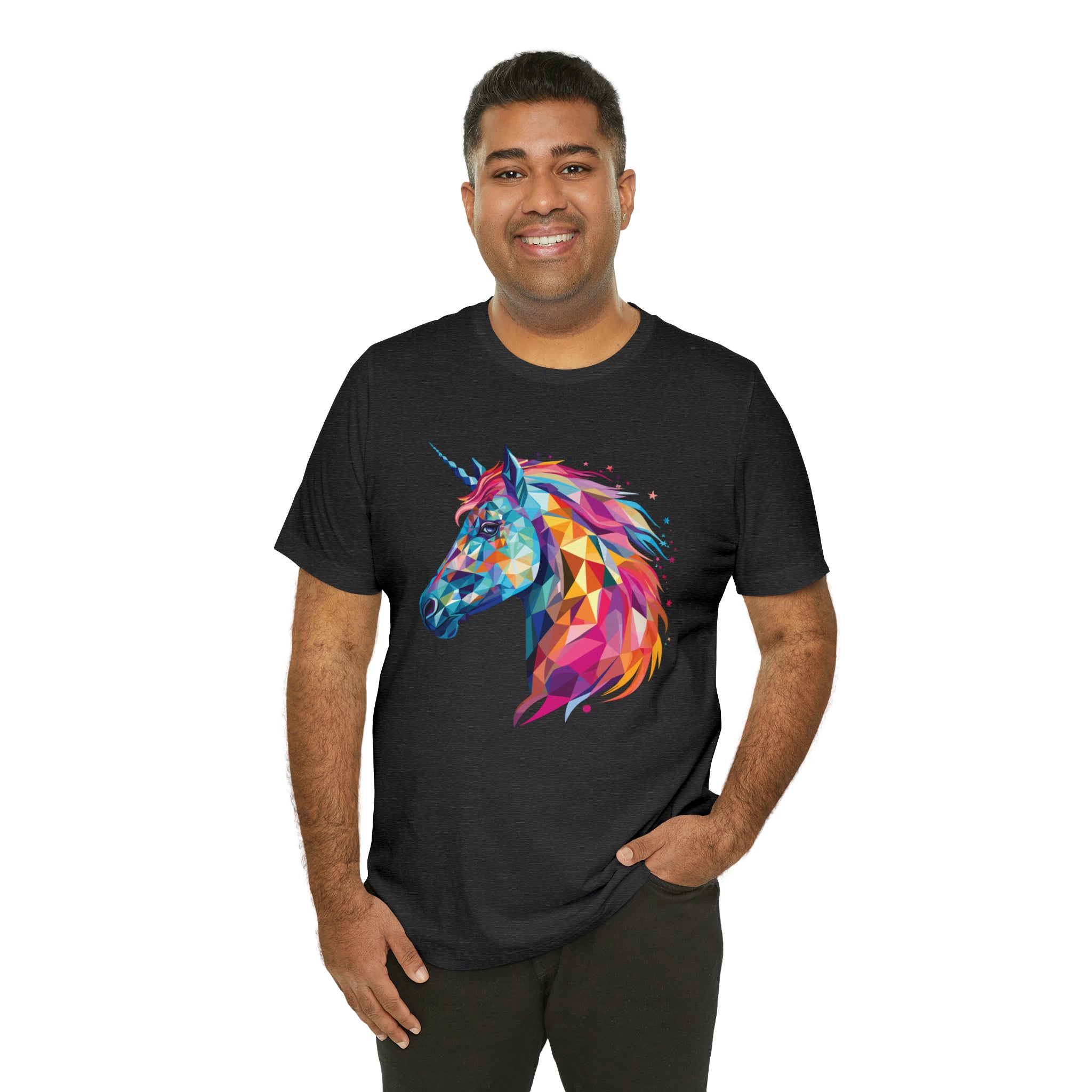 Unisex Crystallized Unicorn Mane T Shirt   