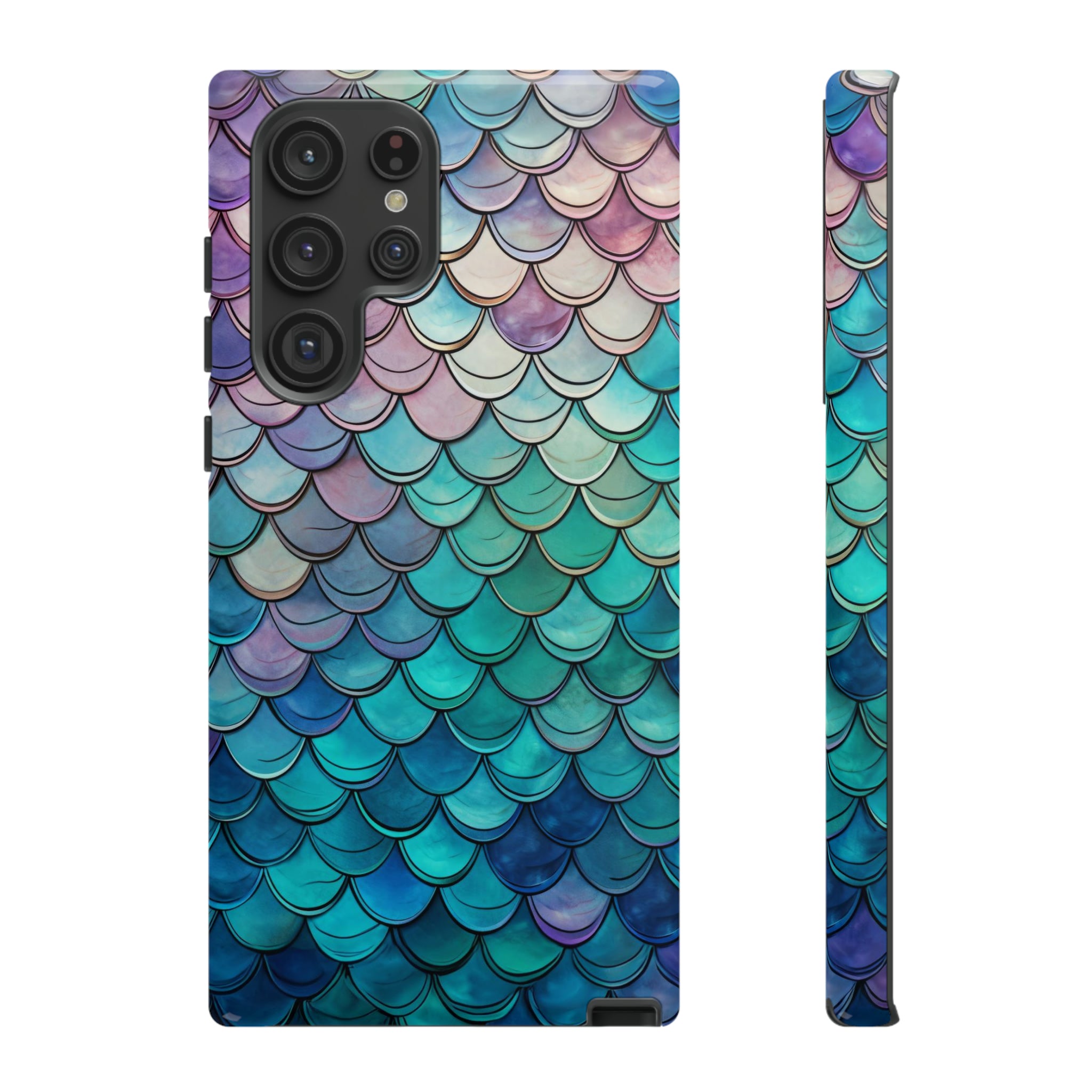 Mermaid Scales Phone Case Samsung Galaxy S22 Ultra Glossy 