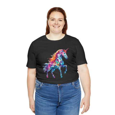 Unisex Crystallized Unicorn T Shirt   