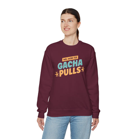 Unisex Will Work for Gacha Pulls Sweatshirt   