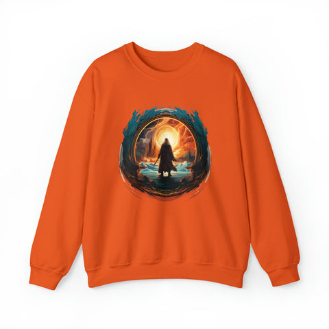 Unisex Wizard Portal Sweatshirt S Orange 