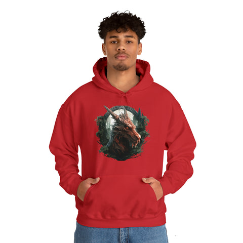 Unisex Dragon Face Hoodie   