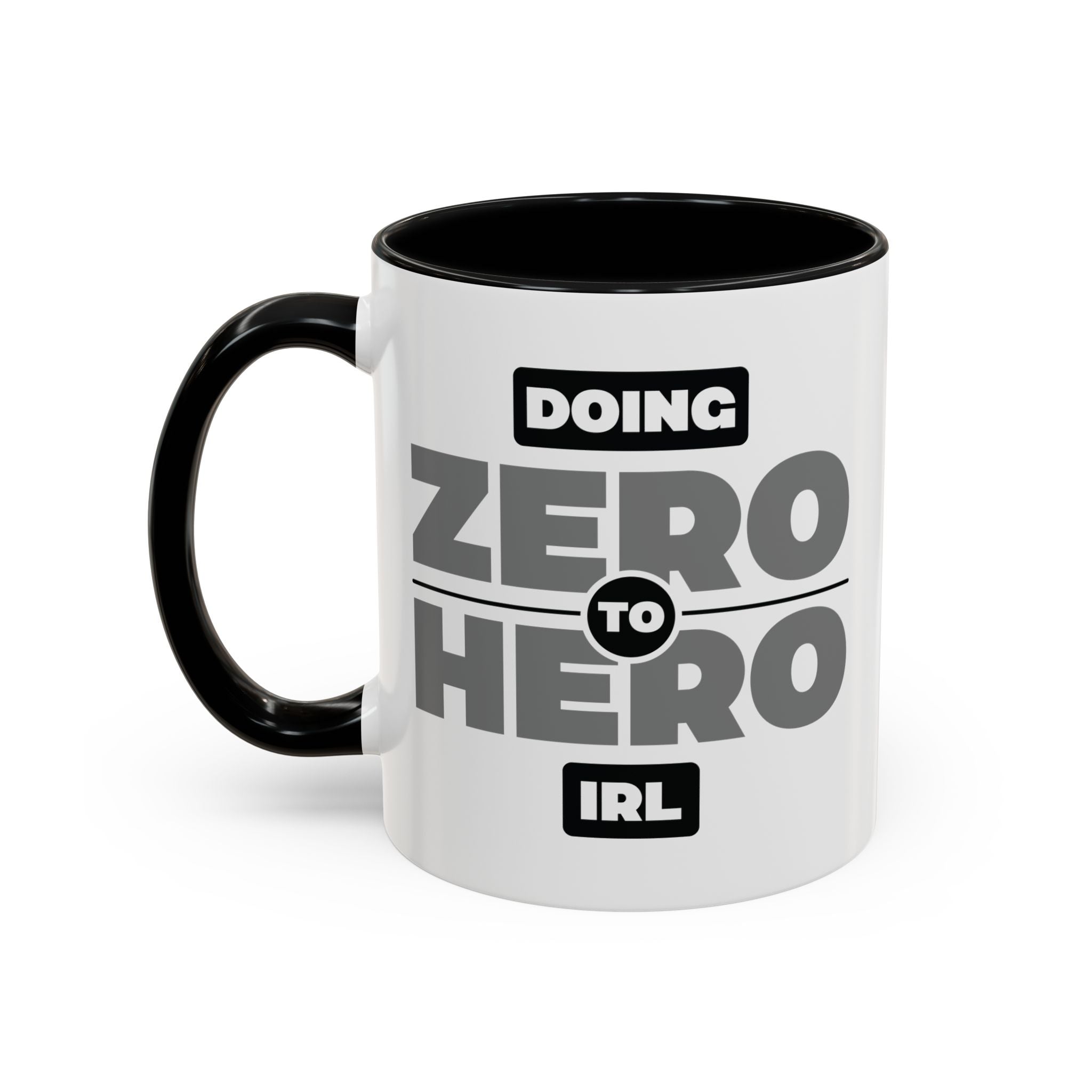 Zero To Hero Coffee Mug 11oz Black