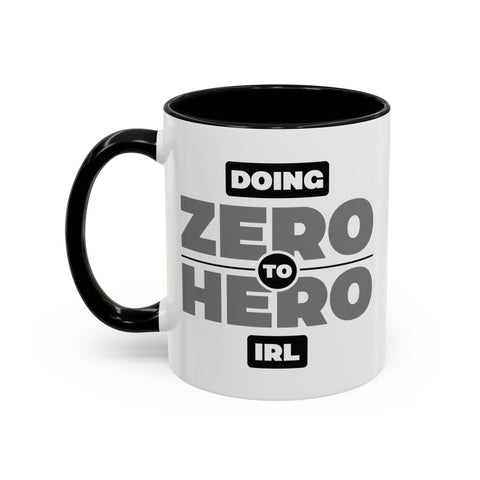 Zero To Hero Coffee Mug 11oz Black
