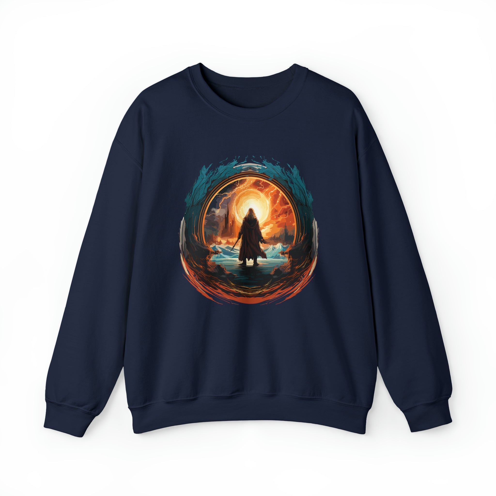 Unisex Wizard Portal Sweatshirt S Navy 