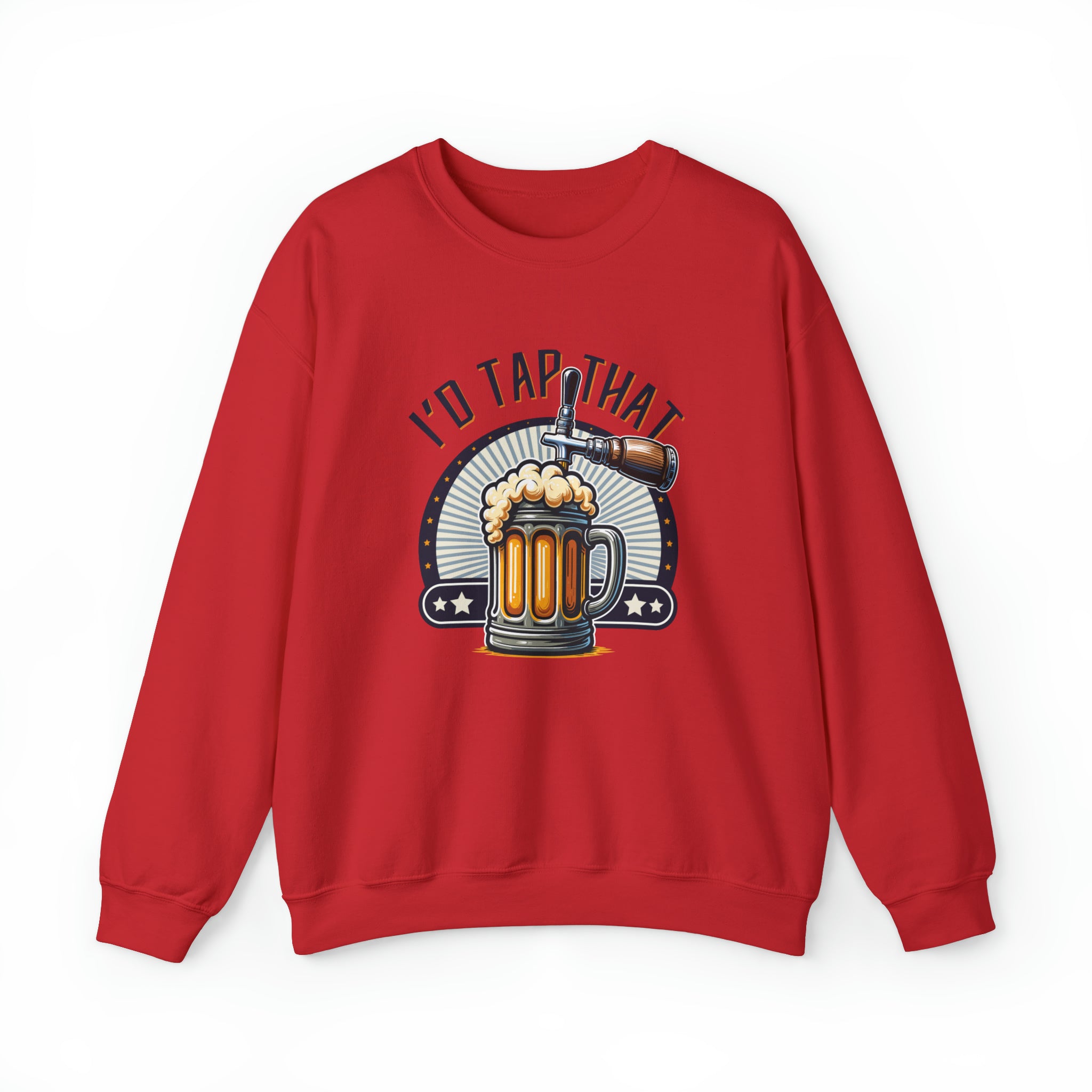 Unisex I'd Tap That Sweatshirt S Red 