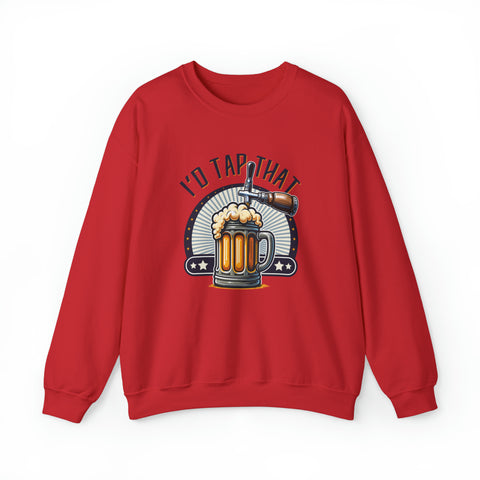 Unisex I'd Tap That Sweatshirt S Red 