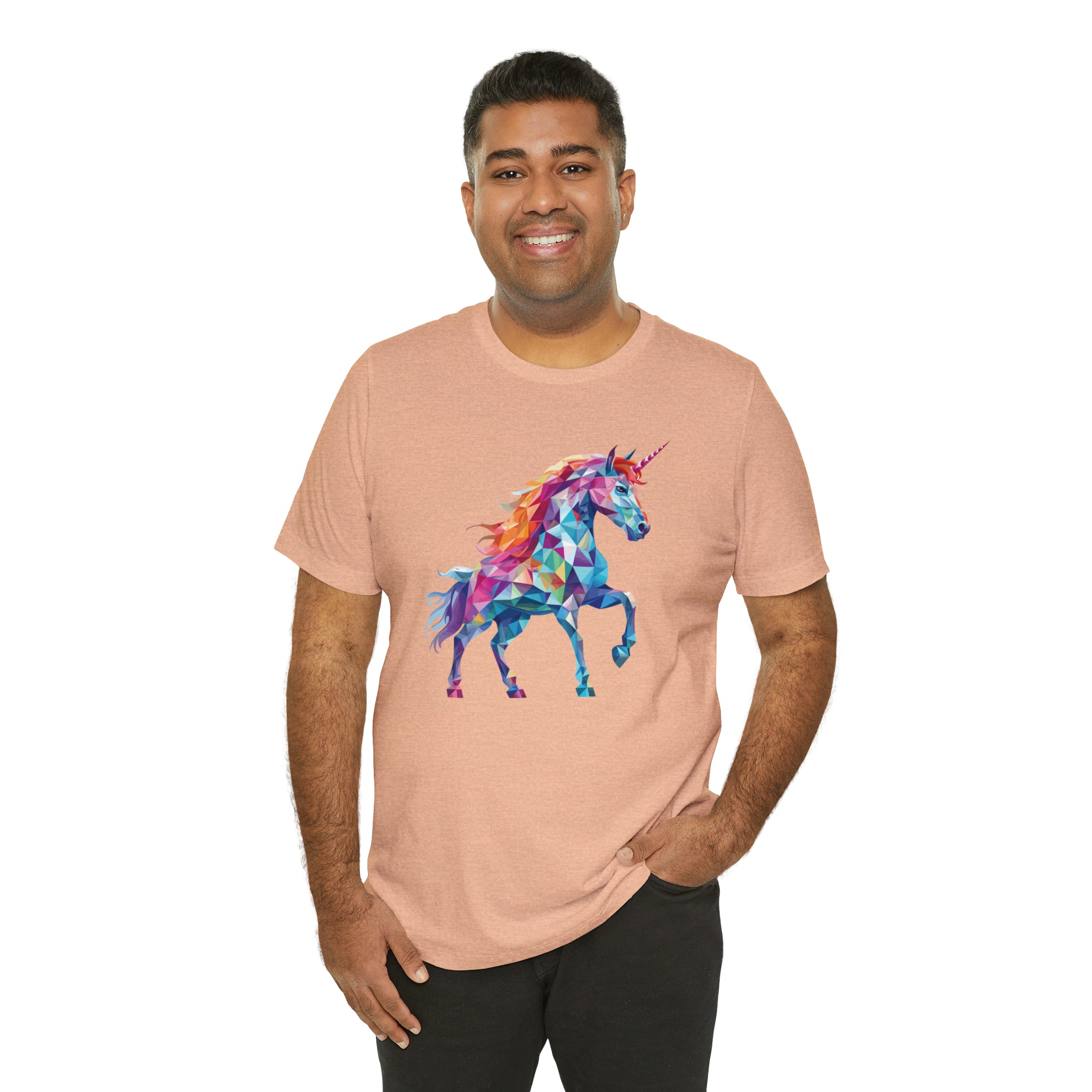 Unisex Crystallized Unicorn T Shirt   