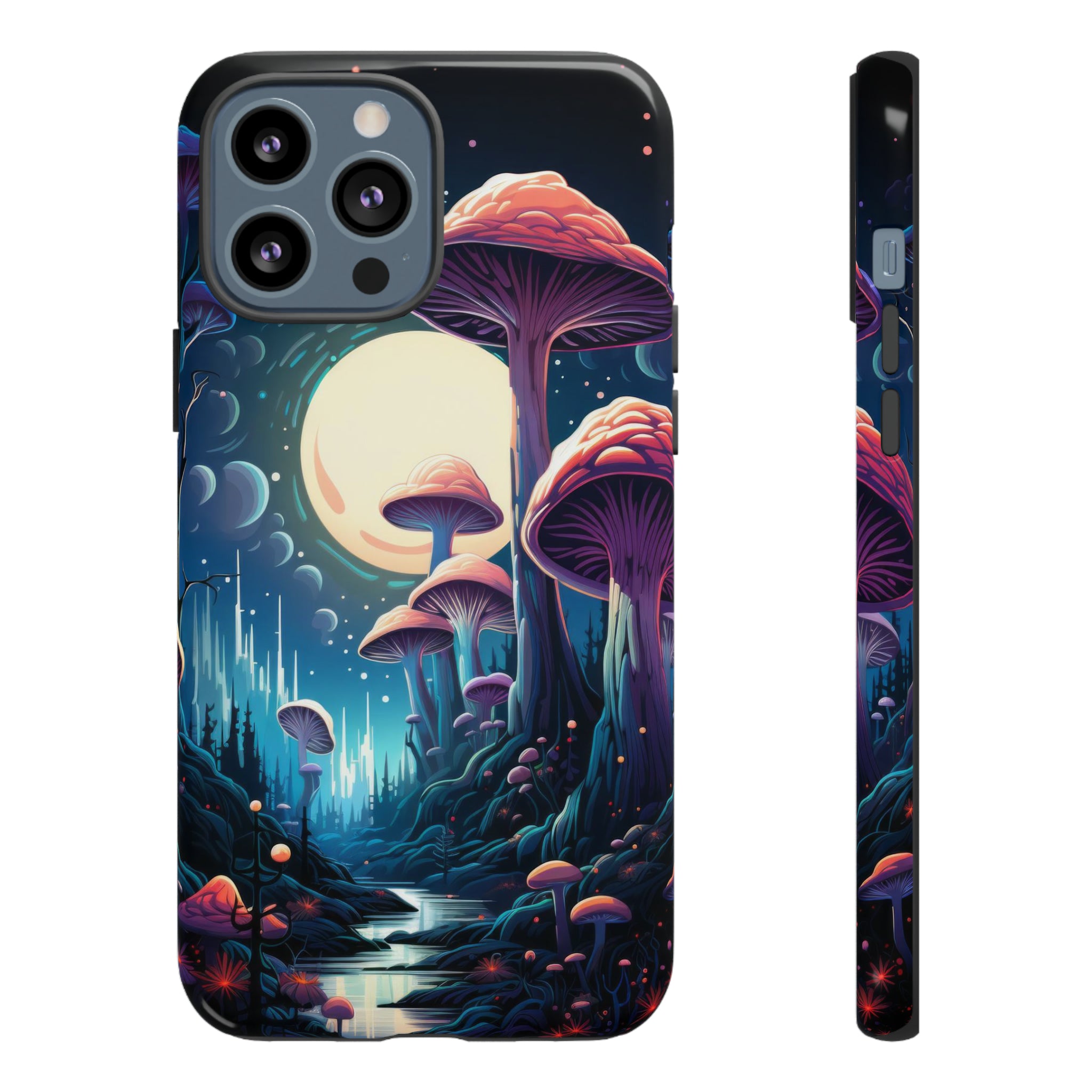 Mushroom Moonlight Phone Case iPhone 13 Pro Max Glossy 