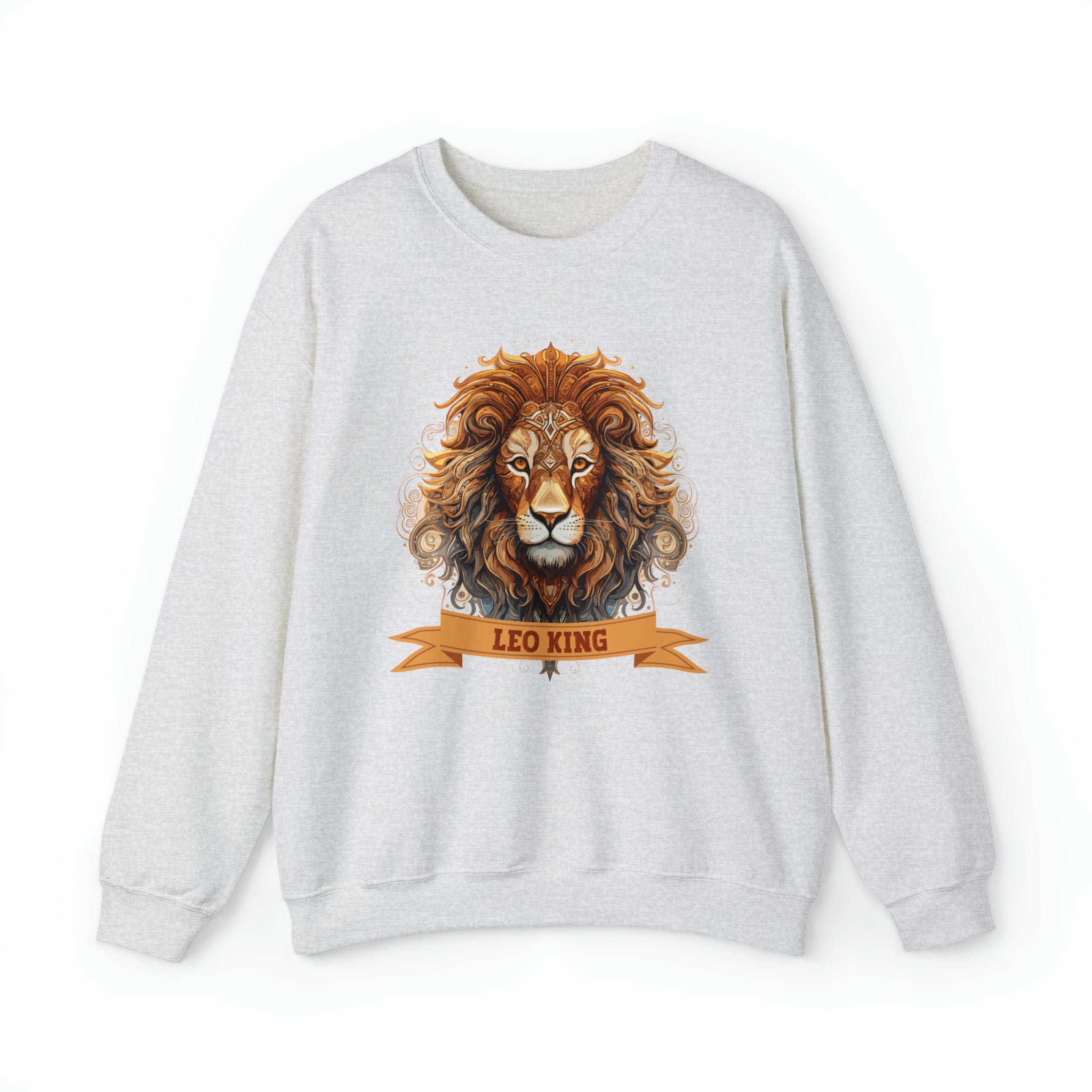 Mens Leo King Sweatshirt S Ash 