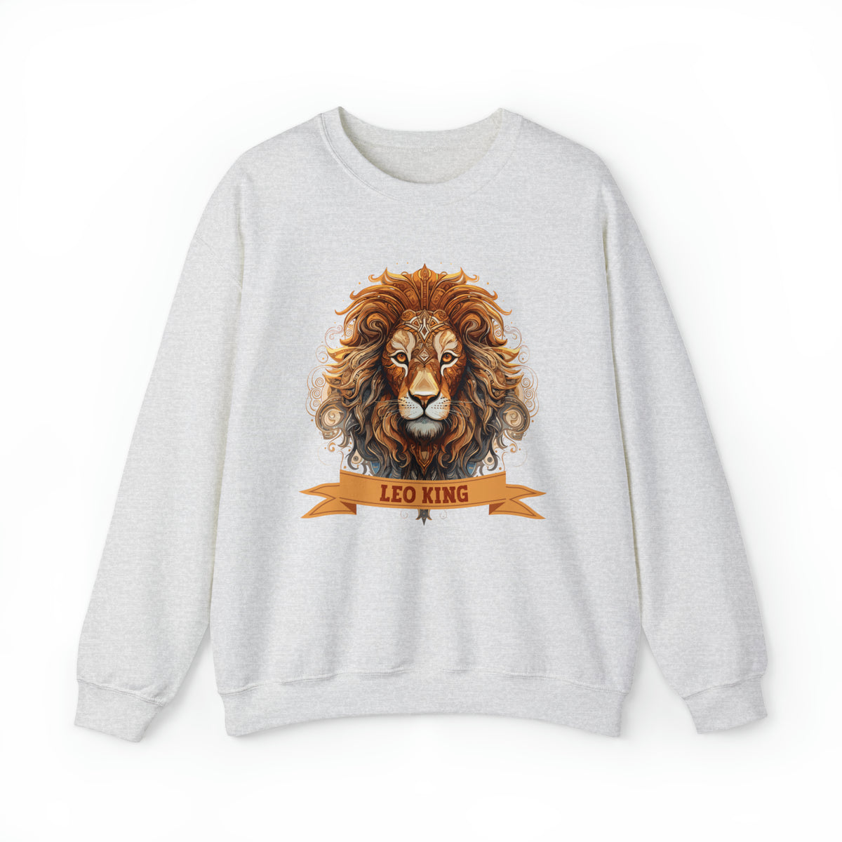 Mens Leo King Sweatshirt S Ash 