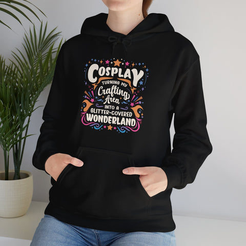 Unisex Cosplay Glitter-Covered Wonderland Hoodie   