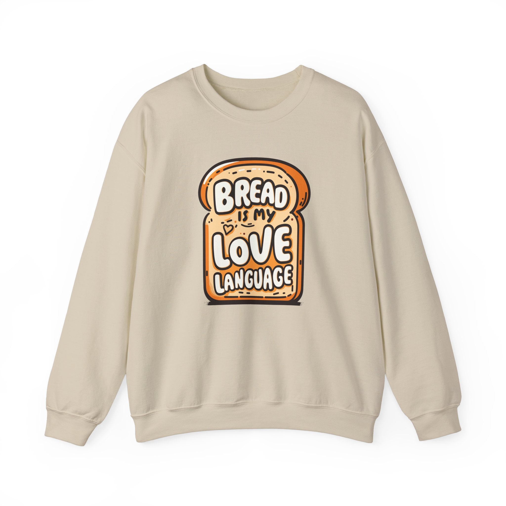 Unisex Bread is My Love Language Sweatshirt S Sand 