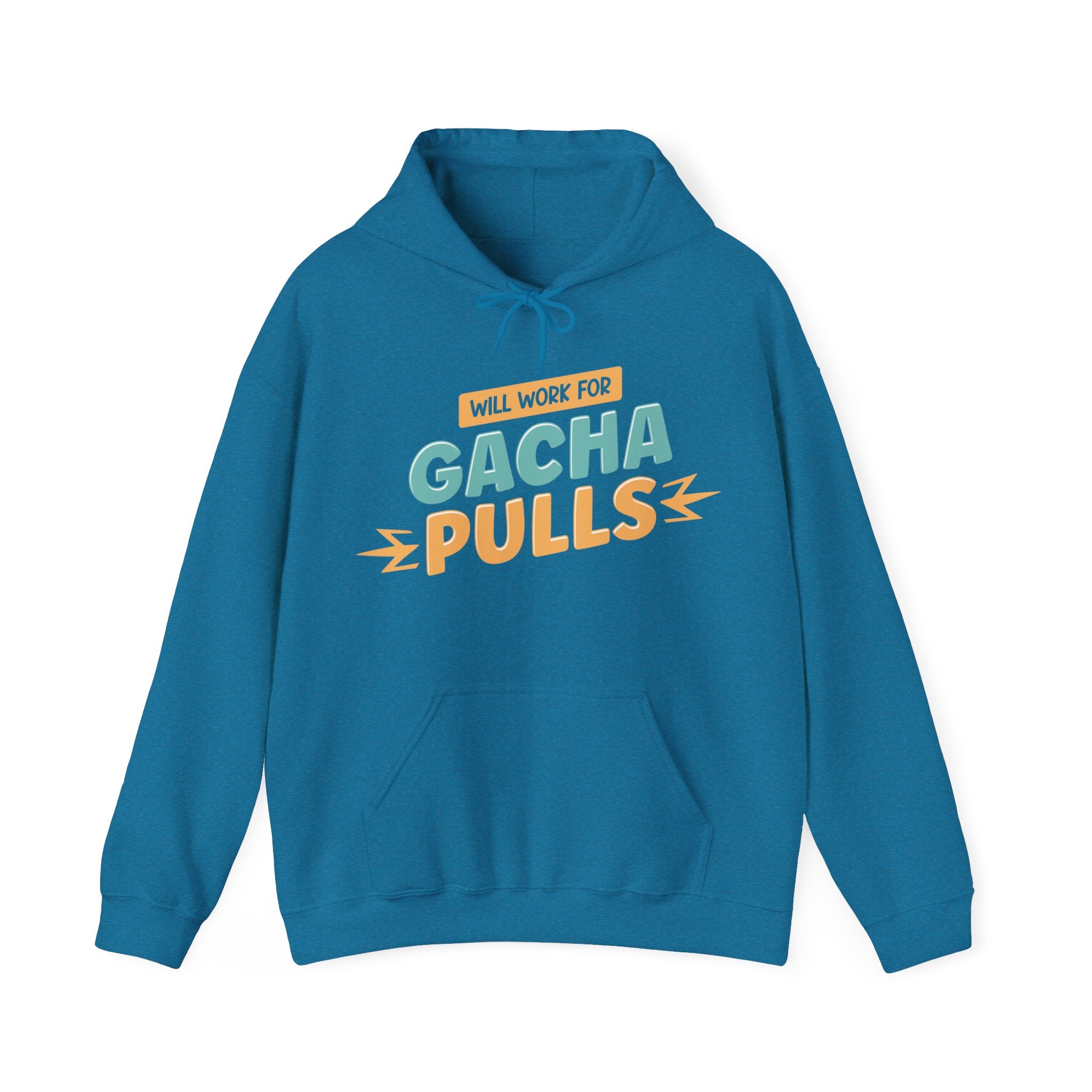 Unisex Will Work for Gacha Pulls Hoodie Antique Sapphire S 