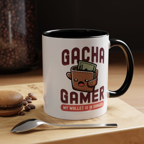 11oz My Wallet is in Danger Gacha Gamer Coffee Mug