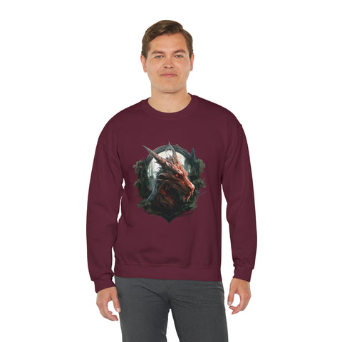 Unisex Dragon Face Sweatshirt   