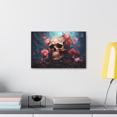 Skull & Roses Wall Art   