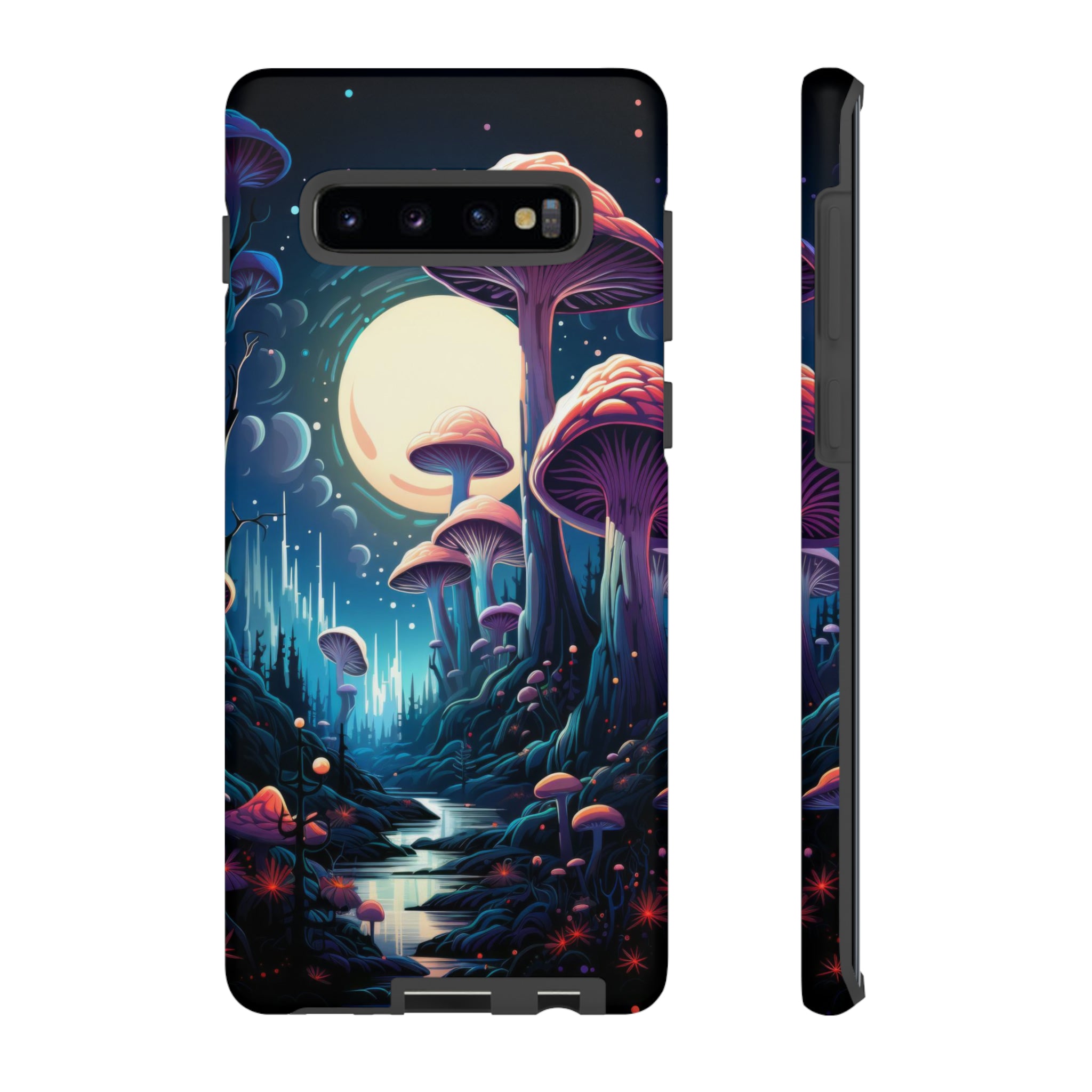 Mushroom Moonlight Phone Case Samsung Galaxy S10 Plus Matte 