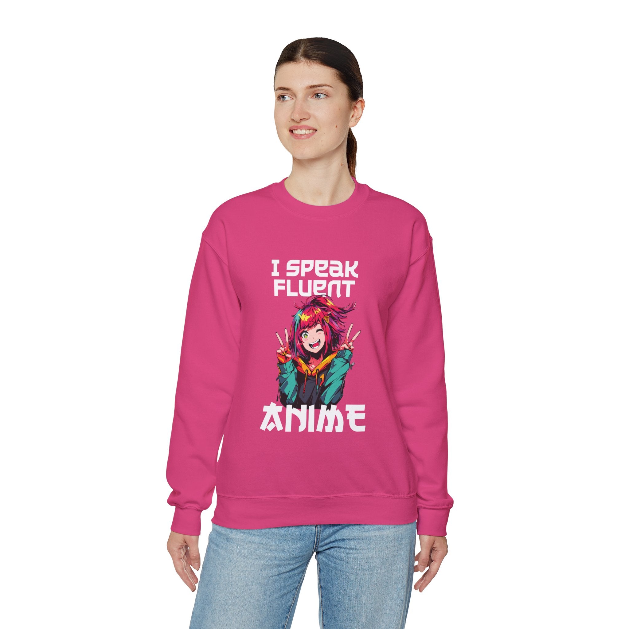 Unisex I Speak Fluent Anime Girl Sweatshirt   