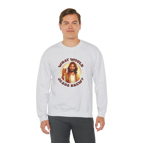 Unisex What Would Jesus Brew Beer Sweatshirt   