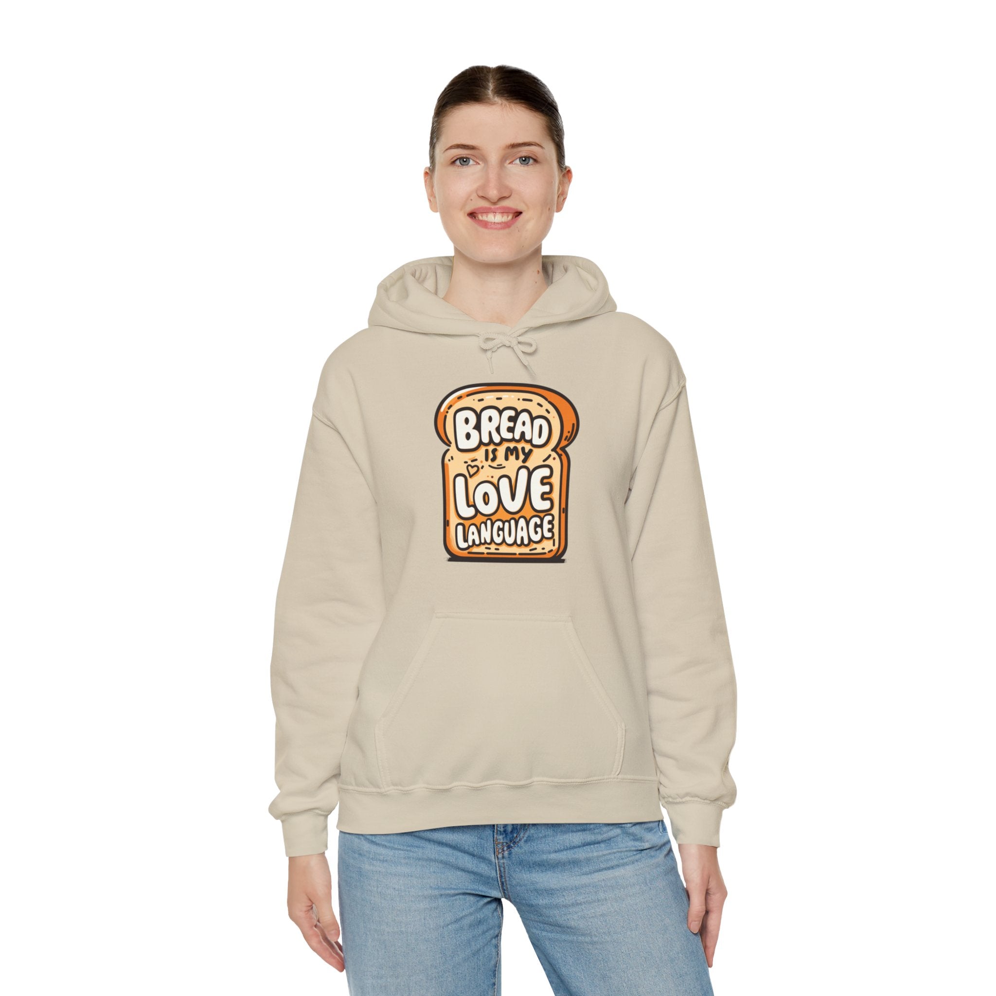 Unisex Bread is My Love Language Hoodie   