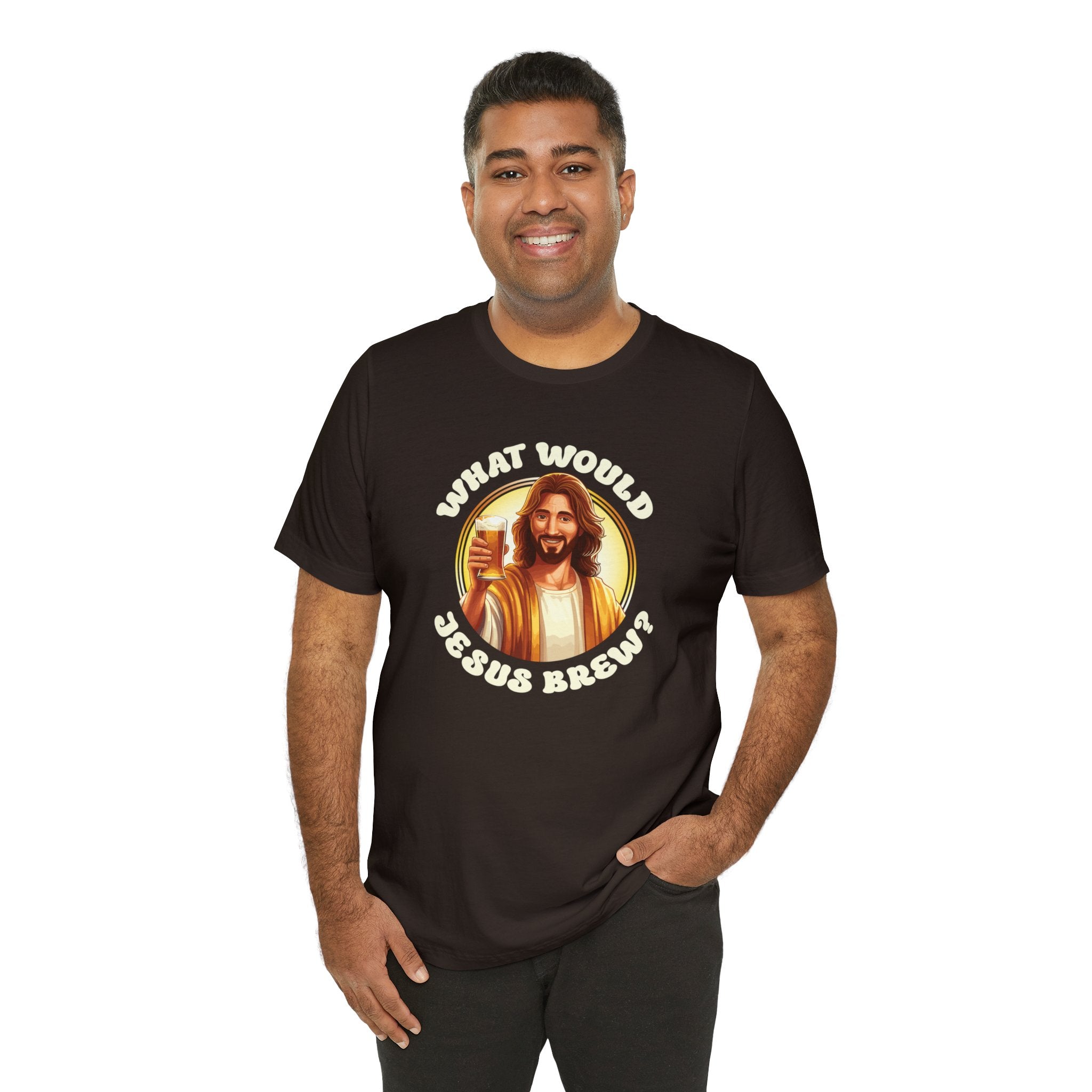 Unisex What Would Jesus Brew Beer T Shirt   