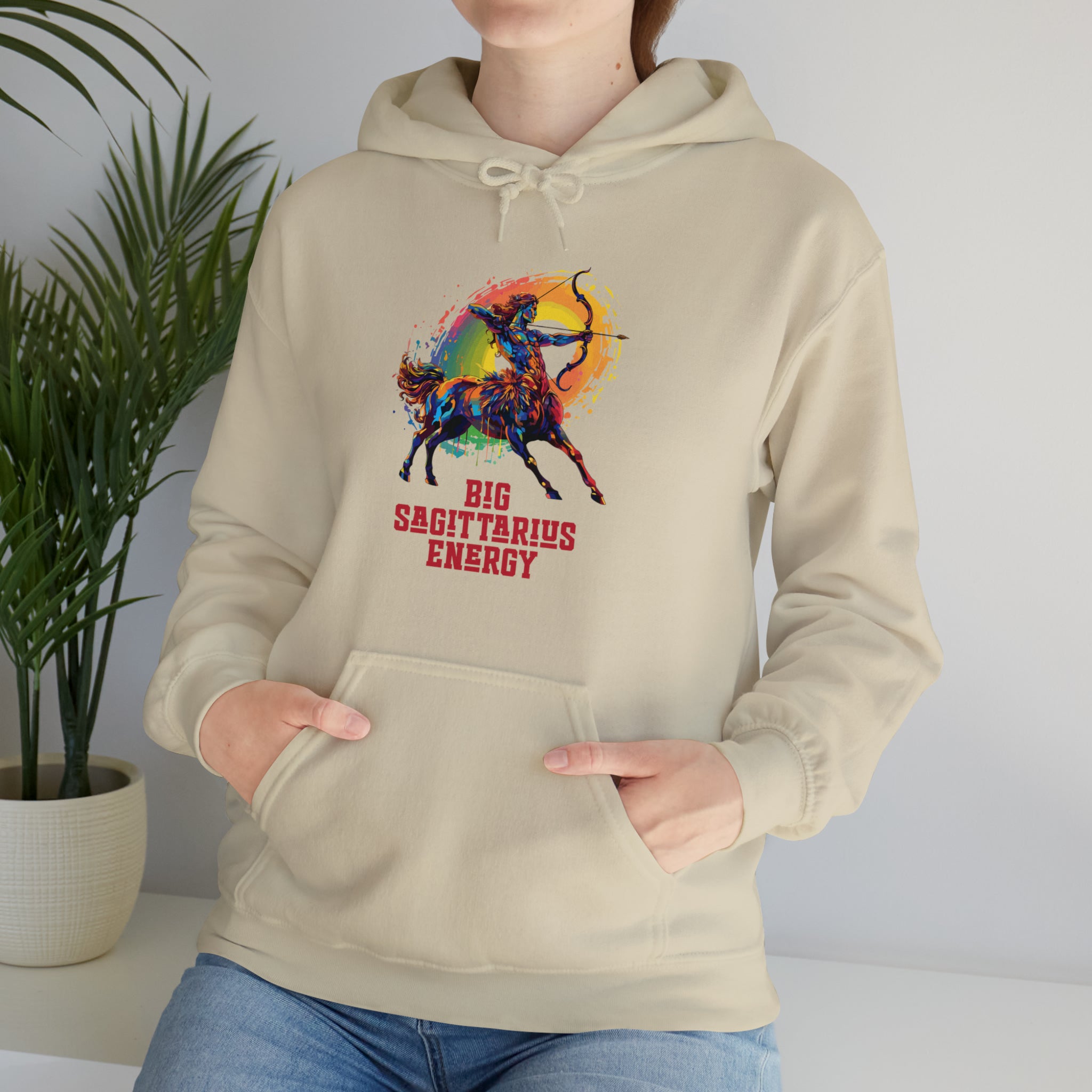 Unisex Big Sagittarius Energy Hoodie   