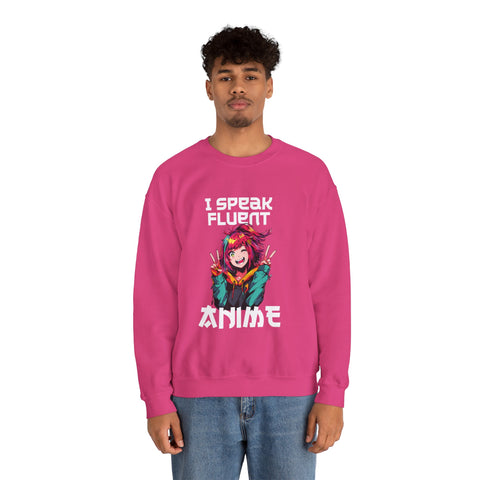 Unisex I Speak Fluent Anime Girl Sweatshirt   