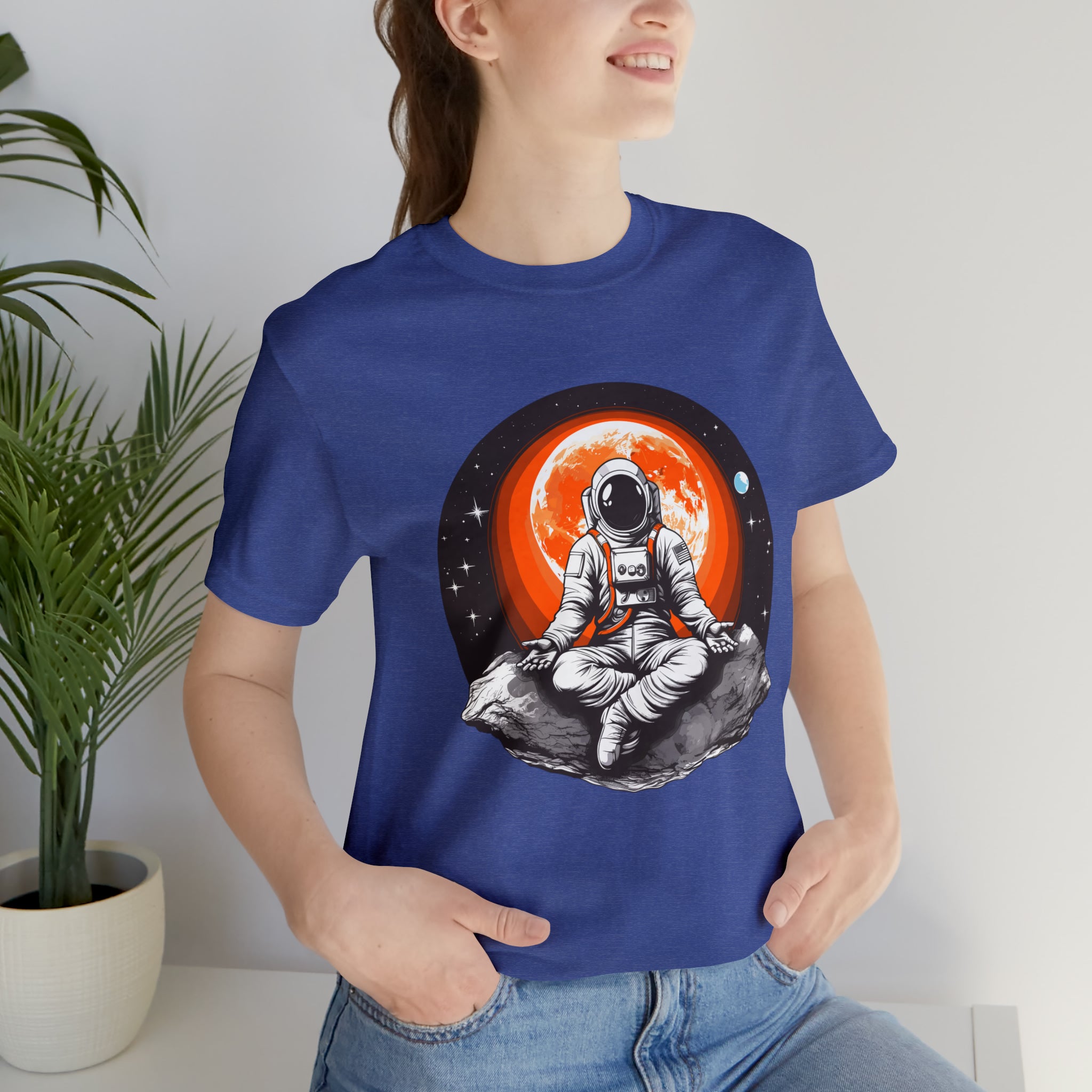 Unisex Meditating Astronaut T Shirt   