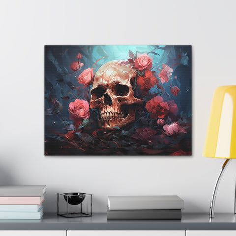 Skull & Roses Wall Art   