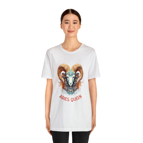 Womens Aries Queen T Shirt   