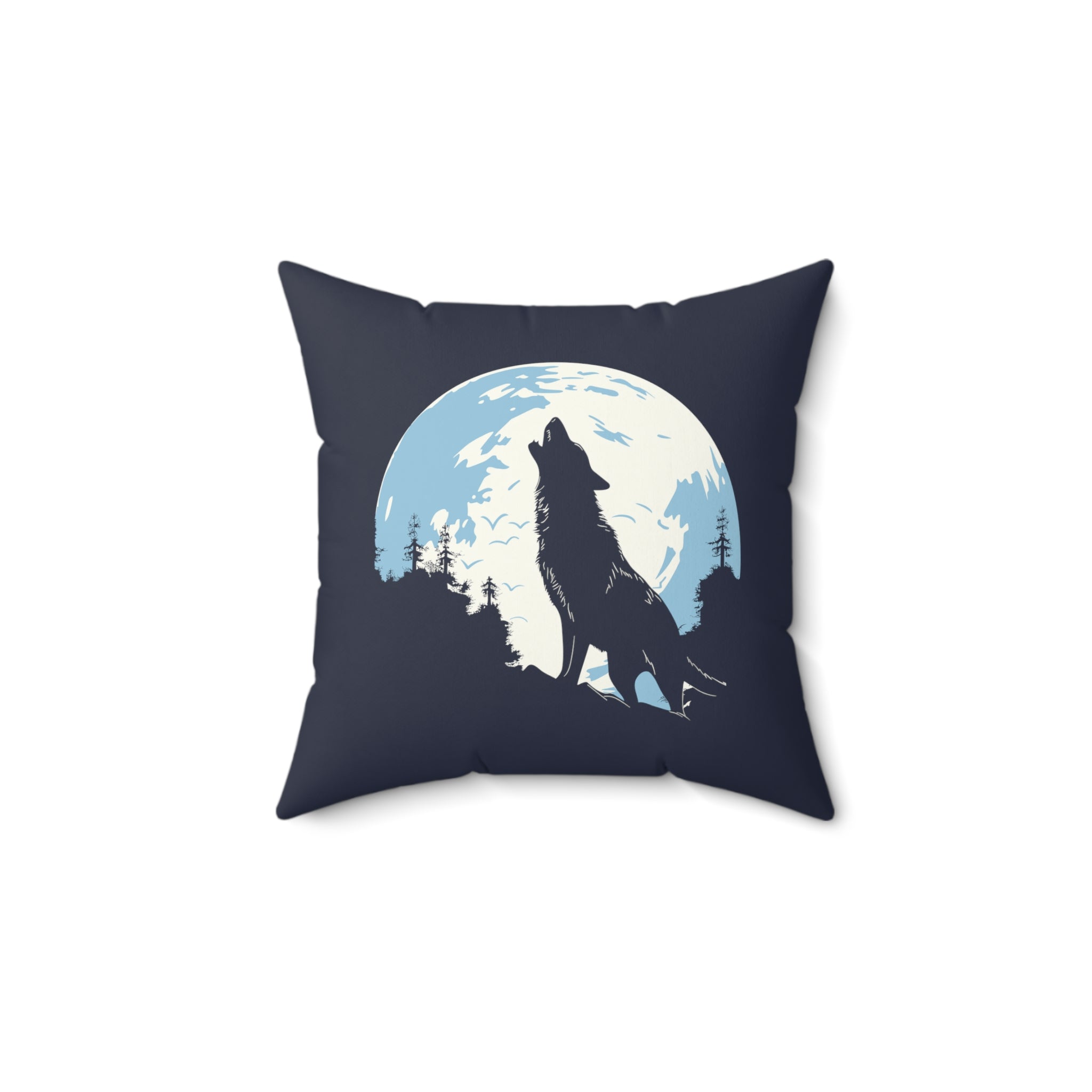 Howling Wolf Pillow   