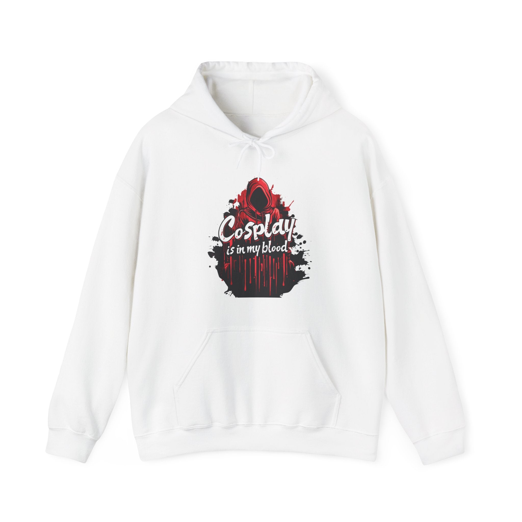 Unisex Cosplay is in my Blood Hoodie White S 